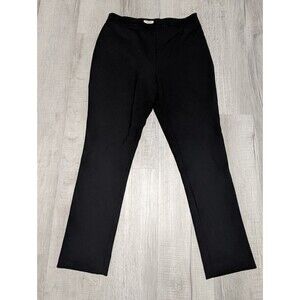 Kate Spade NY Womens Black Live Colorfully Skinny Chino Pants Sz 12 w/ Gold Zip